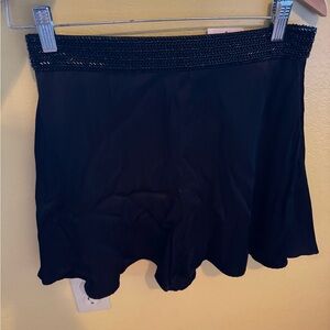 Black High-Waisted Shorts